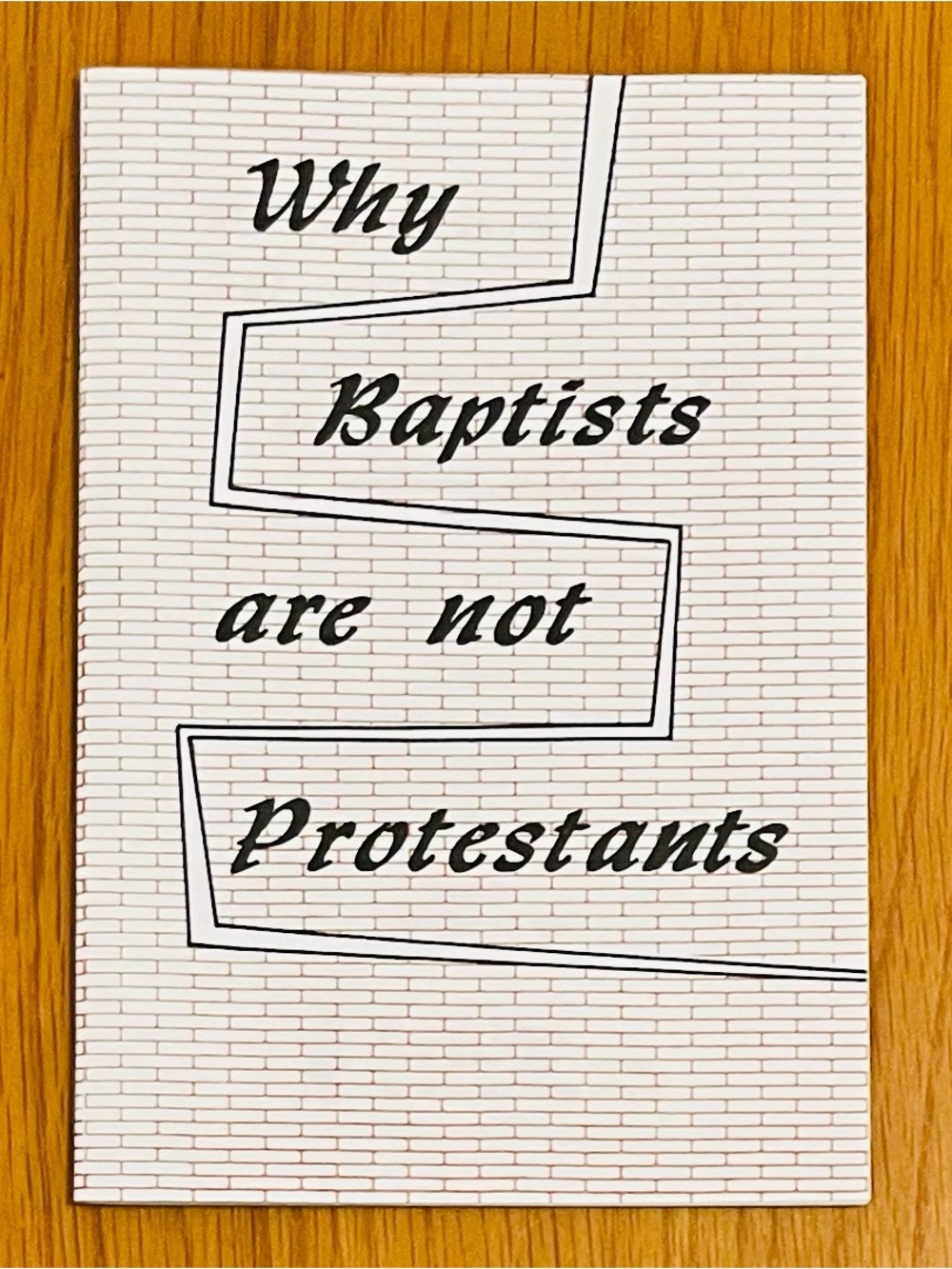 Why Baptists are not Protestants by Chester E. Tulga, Paperback (Bogard Press)